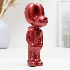 Фигура Собака из шариков Хорошие сувениры красная, 18х10х6см, 9951963