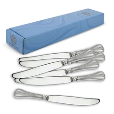 Комплект столовых ножей Мстерский ювелир №11 посеребренный 6 предметов