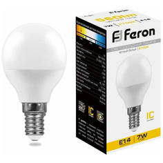 Лампочка светодиодная Feron LB-95, 25478, 7W, E14 (комплект 10 шт.)