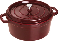 Кокот круглый, 28 см, 5,85 л, гранатовый Staub