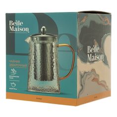 Заварочный чайник Belle Maison Amber стеклянный прозрачный 750 мл