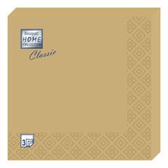 Салфетки бумажные Home Collection Classic Gold 3 слоя 33 x 33 см 20 шт
