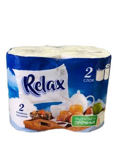 Бумажные полотенца Relax 2 слоя, 34,2 м, 2 шт
