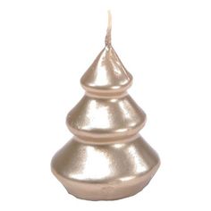Свеча Mercury Deco Pino metallic 6x7 см шампань