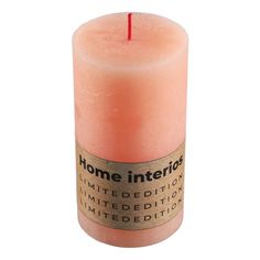 Свеча декоративная Home Interiors 7x13 см сливочная карамель