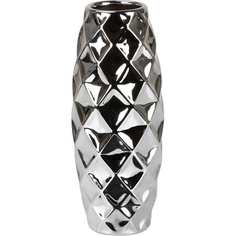 Scheurich 533 Ваза керам. кристал Mirror Silver h32 см зеркальное серебро 059077 No Brand