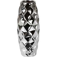 Scheurich 533 Ваза керам. кристал Mirror Silver h32 см зеркальное серебро 059077 No Brand
