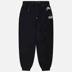 Мужские брюки Evisu Hide & Seek Godhead Seagull Print Jogger, цвет чёрный, размер S