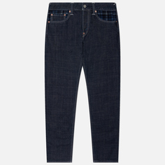 Мужские джинсы Evisu Evergreen Checked Denim With Printed Seagull Pocket, цвет синий, размер 32