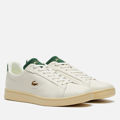 Мужские кроссовки Lacoste Carnaby Pro Leather, цвет белый, размер 42.5 EU