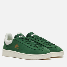 Мужские кроссовки Lacoste Baseshot Premium Leather, цвет зелёный, размер 42.5 EU