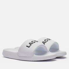 Мужские сланцы Lacoste Serve Slide 1.0, цвет белый, размер 44.5 EU
