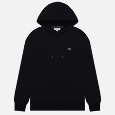 Мужской лонгслив Lacoste Cotton Jersey Hoodie, цвет чёрный, размер S
