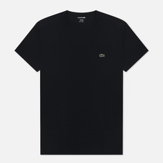Мужская футболка Lacoste Classic Embroidered Logo, цвет чёрный, размер XL