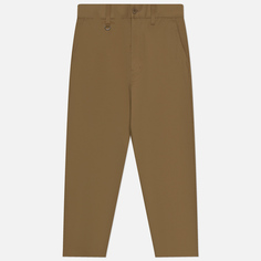 Мужские брюки SOPHNET. Stretch Chino Wide Cropped, цвет бежевый, размер M