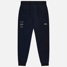 Мужские брюки F.C. Real Bristol Lycra Track Ribbed, цвет чёрный, размер M