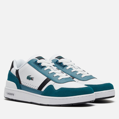 Мужские кроссовки Lacoste T-Clip Logo Leather, цвет белый, размер 44.5 EU
