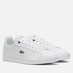 Мужские кроссовки Lacoste Carnaby Pro BL Leather Tonal, цвет белый, размер 42 EU