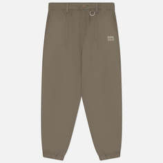 Мужские брюки Evisu Evergreen Kamon & Logo Embroidered Woven Jogger, цвет бежевый, размер 36