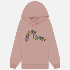 Женская толстовка Evisu Daruma Floral Seagull Embroidered, цвет розовый, размер S