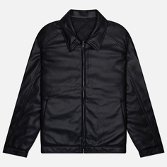 Мужская демисезонная куртка SOPHNET. Sustainable Leather Single Riders, цвет чёрный, размер M