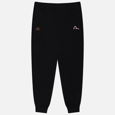 Мужские брюки Evisu Evergreen Kamon Printed, цвет чёрный, размер L