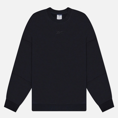 Женская толстовка Reebok Lux Oversized Crew Neck, цвет чёрный, размер XS