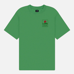 Мужская футболка Edwin Sunset On Mount Fuji, цвет зелёный, размер L