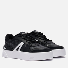 Женские кроссовки Lacoste L002 Evo Leather, цвет чёрный, размер 37.5 EU