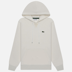 Женская толстовка Lacoste Loose Fit Cotton Blend Hoodie, цвет белый, размер XS