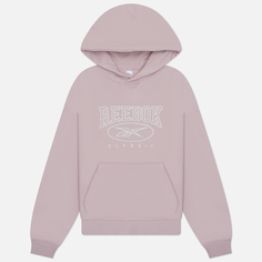 Женская толстовка Reebok Classic Archive Essentials Big Logo Hoodie, цвет розовый, размер S
