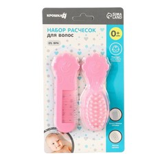 Набор для ухода за волосами: расческа и щетка