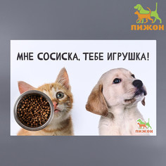 Коврик под миску Пижон
