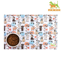 Коврик под миску Пижон