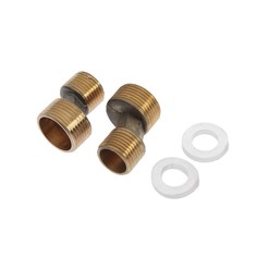 Эксцентрики для смесителя zein, латунь, с прокладками, набор 2 шт.