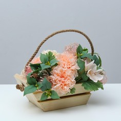 Кашпо деревянное 27×11×11 см Дарим красиво