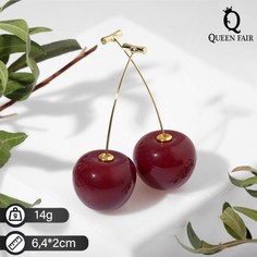 Серьги пластик Queen Fair