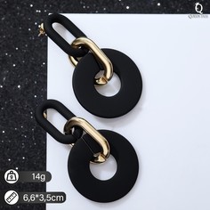 Серьги металл Queen Fair