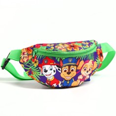 Сумка поясная, 25х6х13 см,на молнии, щенячий патруль PAW Patrol