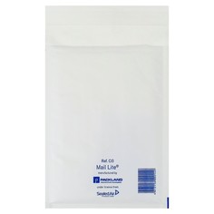 Крафт-конверт с воздушно-пузырьковой пленкой mail lite, 15х21 см, white Calligrata