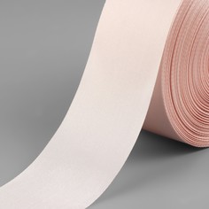 Лента атласная, 50 мм × 100 ± 5 м, цвет пудра No Brand
