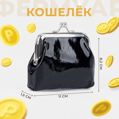 Кошелек на фермуаре, цвет черный No Brand