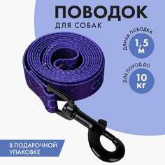 Поводок cosmo dog, 2 см 1,5 м Пушистое счастье