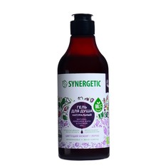 Гель для душа synergetic, биоразлагаемый, со вкусом цветущего инжира и лотоса, 380 мл