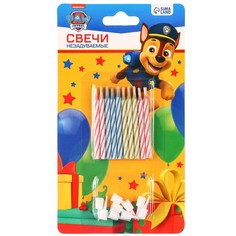 Набор свечей незадуваемые для торта, щенячий патруль PAW Patrol