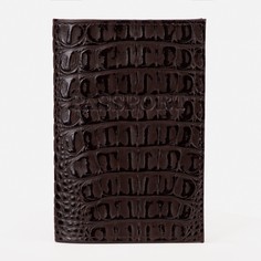 Обложка для паспорта, цвет коричневый No Brand