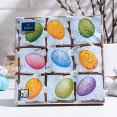 Салфетки бумажные art bouquet No Brand