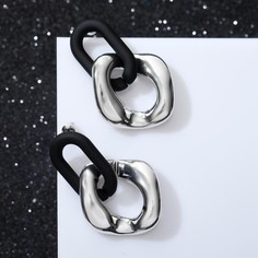 Серьги металл Queen Fair