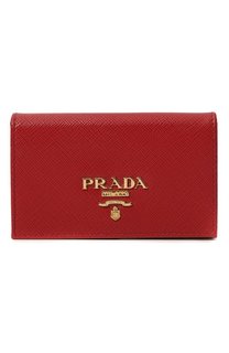 Кожаный футляр для кредитных карт Prada