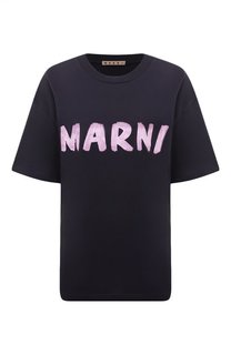 Хлопковая футболка Marni